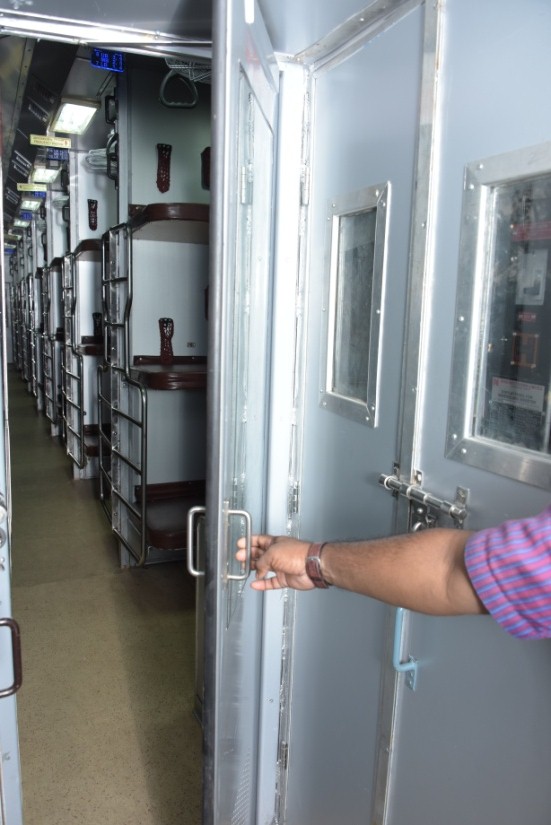 Double Acting Swing Door